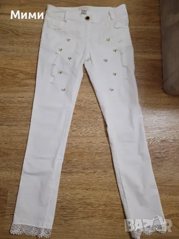 Бял панталон Lucy, снимка 2 - Панталони - 47336922