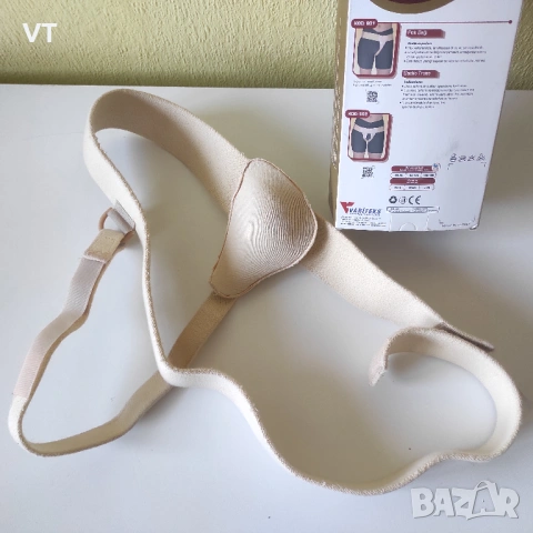 ВАРИТЕКС ЕЛАСТИЧЕН БАНДАЖ ЗА ИНГВИНАЛНА ХЕРНИЯ - ЛЯВ модел 601, снимка 4 - Корсети, колани и коректори - 53154459