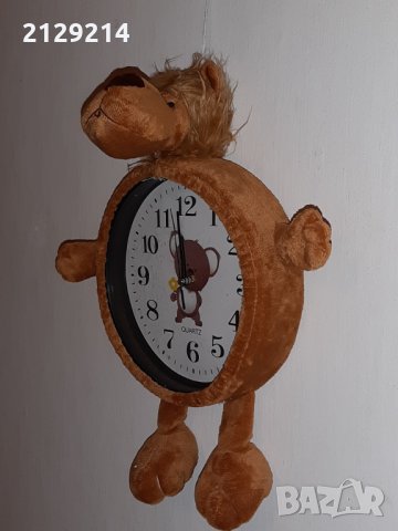 Плюшен стенен часовник, снимка 1