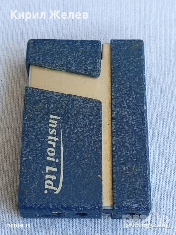 Рекламна метална запалка брандирана с логото INSTROI LTD. рядка за КОЛЕКЦИЯ ДЕКОРАЦИЯ 13748