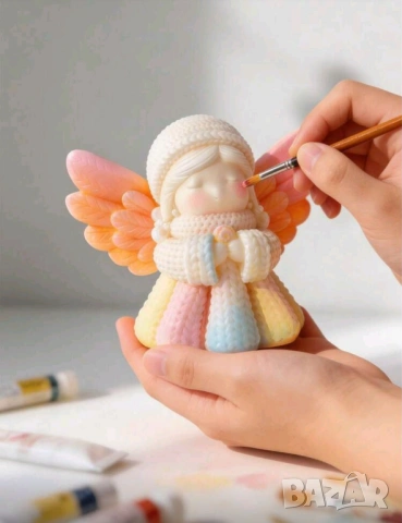 Молд плетен ангел , снимка 3 - Форми - 53412472