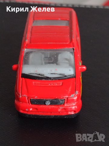 Метална количка MERCEDES BENZ V - CLASS MADE IN CHINA WELLY микробус за КОЛЕКЦИЯ ДЕКОРАЦИЯ 37628, снимка 2 - Колекции - 40662727