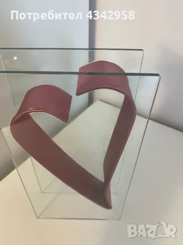 Стъклена ваза за цветя. Германия , снимка 2 - Вази - 49359701