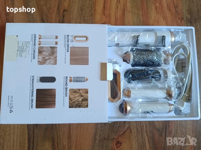 Чисто нова LaifuTu 5 в 1 въртяща се четка, йонна технология, 3 температурни настройки, 3 скорости...