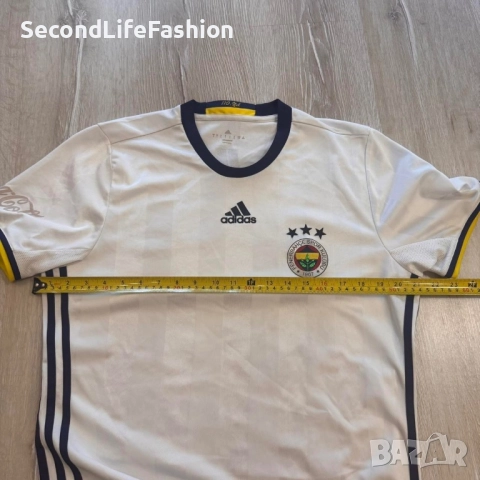 Фланелка на Фенербахче 2016/17, гостуваща, футболна, Adidas, размер L, снимка 5 - Тениски - 52796509