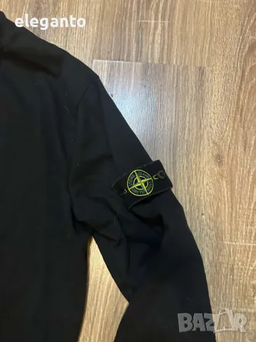 Мъжки суичър Stone Island  Crew Neck Black Sweater Y2K  , L размер , снимка 4 - Спортни дрехи, екипи - 50300079