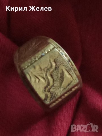 Пръстен стар бронзов 21904