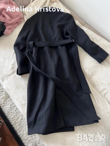 Палто Zara вълна черно, размер С, снимка 4 - Палта, манта - 52878584