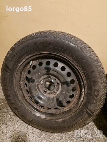 Гуми с джанти 5*114.3/16 със зимни гуми FULDA NISSAN, RENAULT, снимка 3 - Гуми и джанти - 52658626