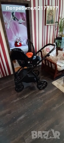 Продавам Buba zaza бебешка количка 3 в 1, снимка 2 - За бебешки колички - 53244395