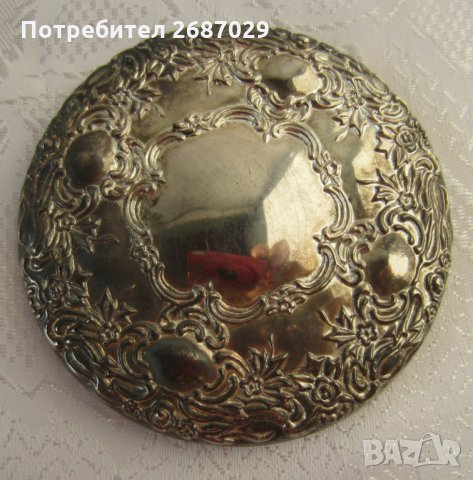 Старо огледало кръгло , снимка 2 - Антикварни и старинни предмети - 32730162
