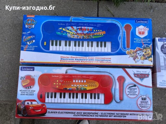 Детско пиано с микрофон Lexibook с Elza , Cars , Paw Patrol, снимка 5 - Музикални играчки - 39925023