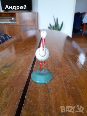 Стар сувенир,фигурка Щъркел #2, снимка 2 - Колекции - 40733313