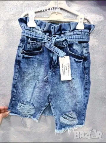 Деним пола последен ХС размер   , снимка 1