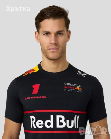 Red Bull Racing F1 Max Verstappen Team T-Shirt - Оригинална мъжка тениска, снимка 8 - Тениски - 52850864