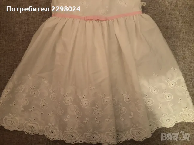 Лятна детска рокля, снимка 3 - Бебешки рокли - 48744719