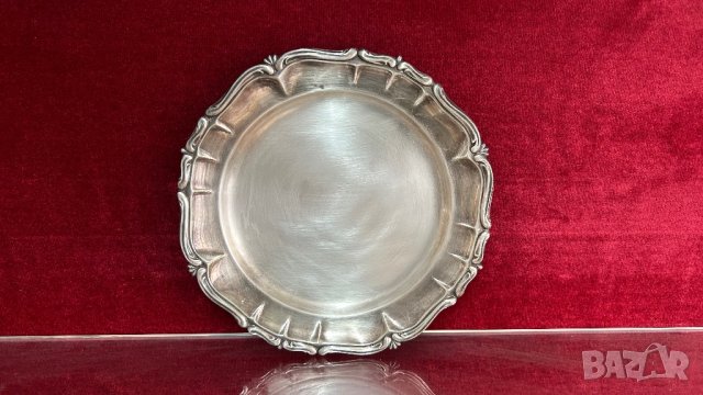 Посребрена чиния, снимка 3 - Декорация за дома - 43924095