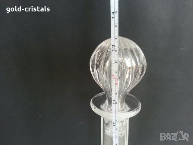 Кристална гарафа, снимка 8 - Антикварни и старинни предмети - 26676458