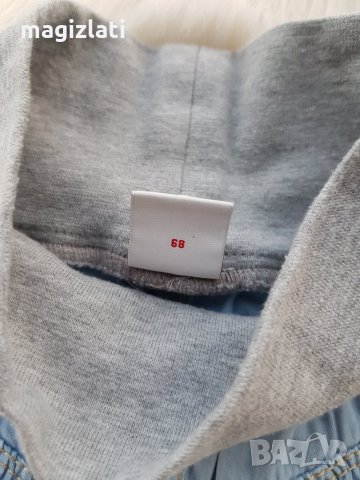 Летни дънки и блузка 3-6 месеца, снимка 4 - Комплекти за бебе - 28458433