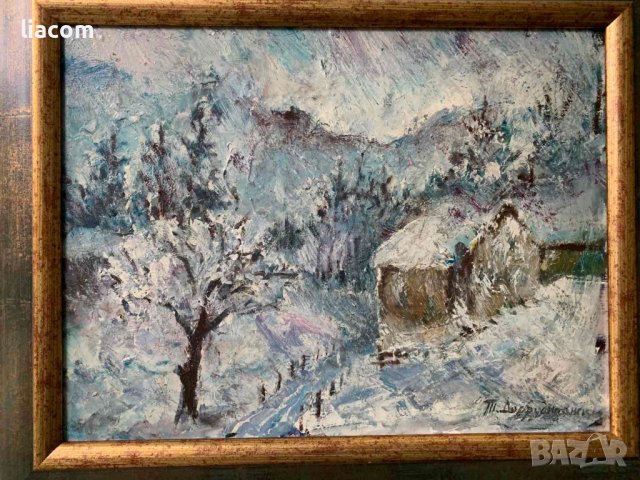 ТОДОР ДОБРУДЖАНСКИ (1904 - 1990) масло/платно, снимка 2 - Картини - 38954675