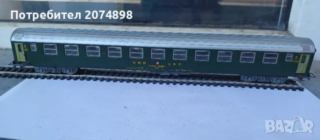 Четриосен вагон екстрадълъг мащаб НО 1:87