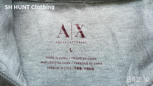 ARMANY EXCHANGE Размер L мъжка горница 47-49, снимка 10 - Суичъри - 52794681