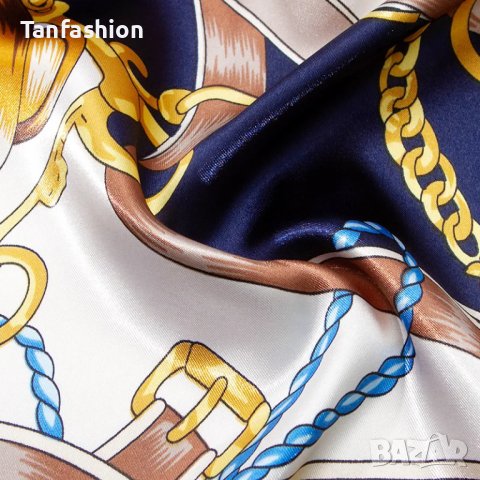 дамски копринен шал Moschino, снимка 5 - Шалове - 43800511