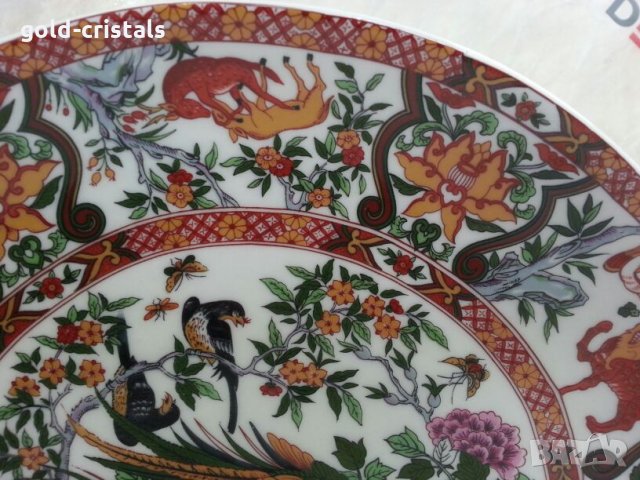 китайска порцеланова чиния ръчна изроботка, снимка 8 - Антикварни и старинни предмети - 26223816