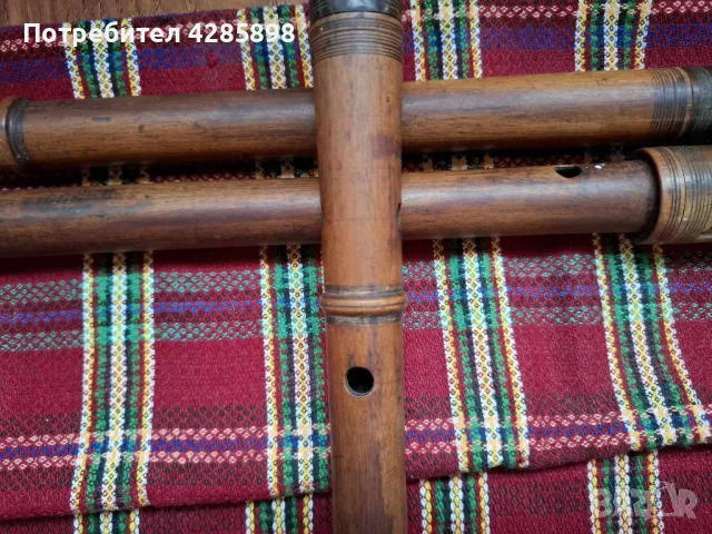 Български триставен кавал., снимка 2 - Духови инструменти - 48625999