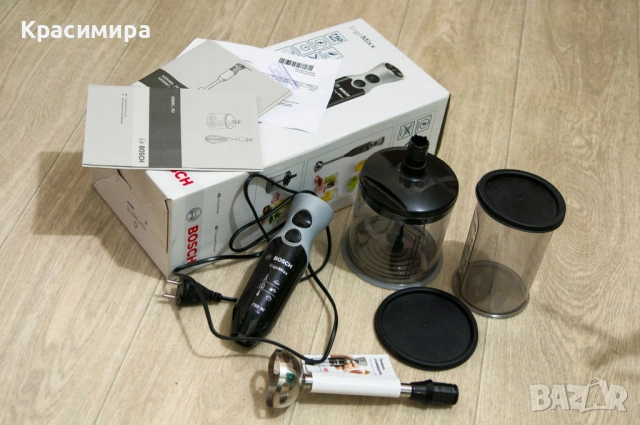 Пасатор Блендер Bosch ErgoMixx MSM67160, 750W Чопър, снимка 9 - Блендери - 53388376
