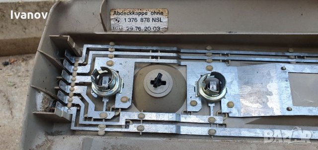 Платка  фасунги за стоп ляв десен платки за крушки стопове двоен стоп bmw e30 капак за стоп бмв е30 , снимка 11 - Части - 33441212