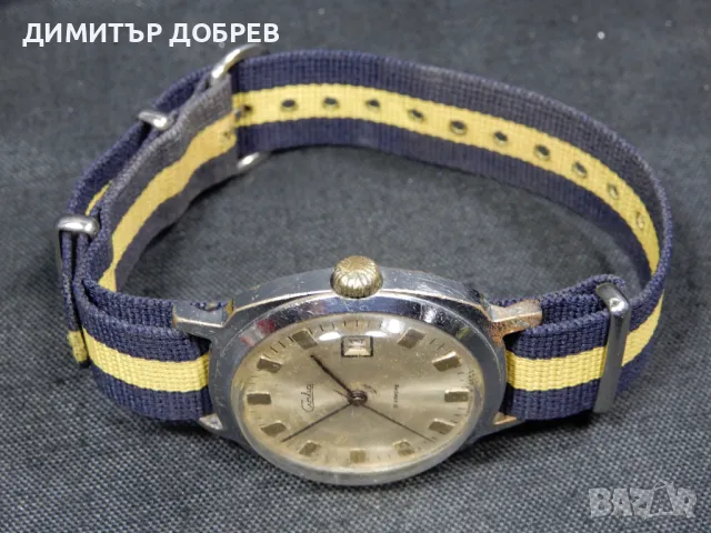СТАР РЕТРО СОЦ СССР МЕХАНИЧЕН РЪЧЕН ЧАСОВНИК СЛАВА, снимка 3 - Мъжки - 50361596
