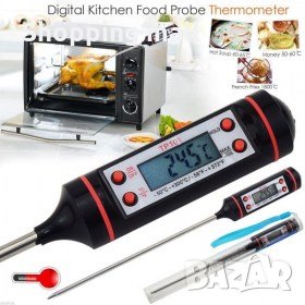 Кухненски дигитален термометър за шпиковане със сонда, за храни и течности, снимка 3 - Аксесоари за кухня - 35517480