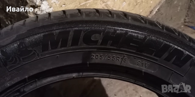 Продавам 2 броя летни гуми 205.55.16 на 1 сезон дот 2020 Мишелин , снимка 4 - Гуми и джанти - 53593748