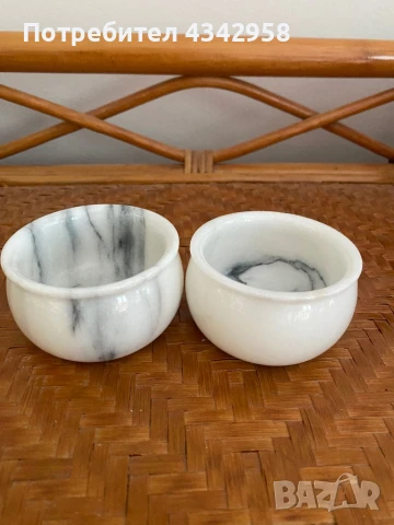 2 Мраморни свещници.Германия., снимка 2 - Декорация за дома - 51394419