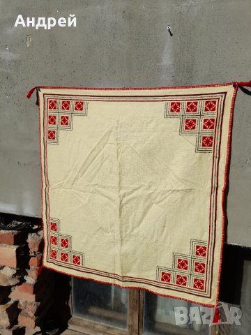 Стара покривка,каре #184, снимка 2 - Антикварни и старинни предмети - 39720213