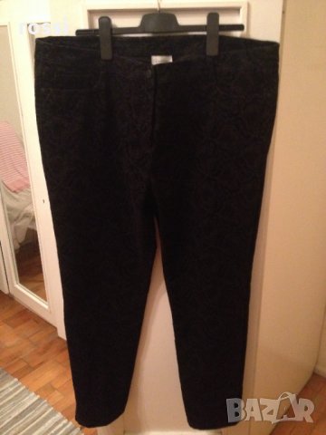 CANDA Нов немски панталон 50/2ХL релефен черен дънков модел , снимка 3 - Панталони - 32278939