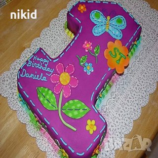 цифра цифри 1 2 3 гигант големи голяма за торта с години метални за печена на блат голяма, снимка 3 - Форми - 37024846