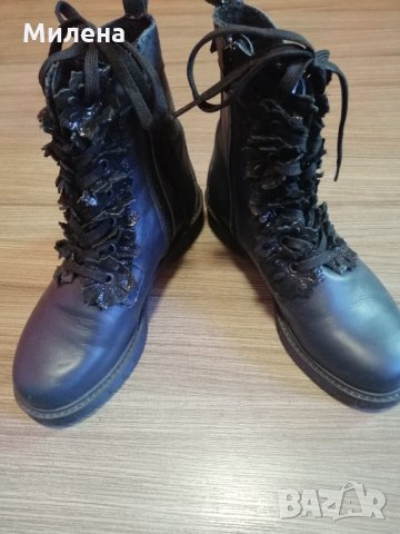 Боти естествена кожа нови , снимка 8 - Дамски боти - 35537046