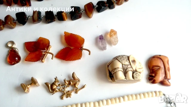 Стари предмети злато,нефрит,кехлибар,кристали,слонова кост и кутии., снимка 4 - Други ценни предмети - 51262514