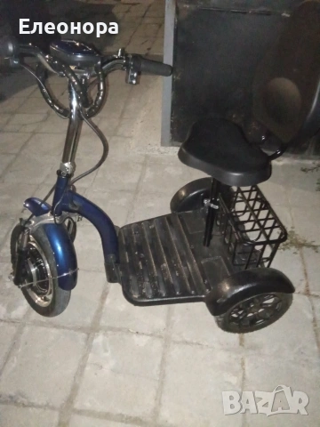 Електрическа триколка за възрастни с кресло, снимка 3 - Велосипеди - 53420676
