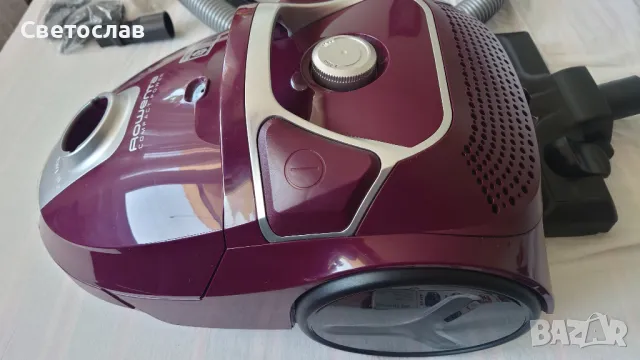 Нова прахосмукачка Rowenta RO3969EA, с торба, 750W, 3л. капацитет на торбата, енергиен клас A, бордо
