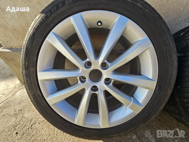Джанти 17 5 112 Vw Passat B 7, снимка 3 - Гуми и джанти - 52938795