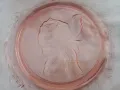 Тортен сервиз розово стъкло, снимка 4