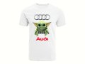 Мъжки и дамски тениски Baby Yoda Hug Audi Volkswagen, снимка 2