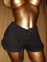 Дантелени ,черни ,къси панталонки , снимка 2
