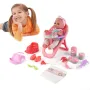 Комплект кукла със столове за хранене и аксесоари S_1232345, снимка 3