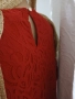 Червена рокля дантела, снимка 3