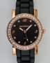Дамски часовник в розовозлатисто и черно Jean Bellecour, снимка 3