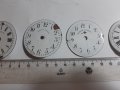 Порцеланови циферблати за стари джобни часовници - 4 броя, снимка 3